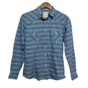Panhandle Rough Stock Pearl Snap Western‎ Shirt Sz Small